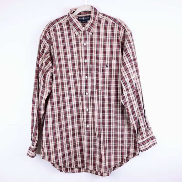 Ralph Lauren Other - Ralph Lauren Blue Label Big Shirt Button Down Sz L